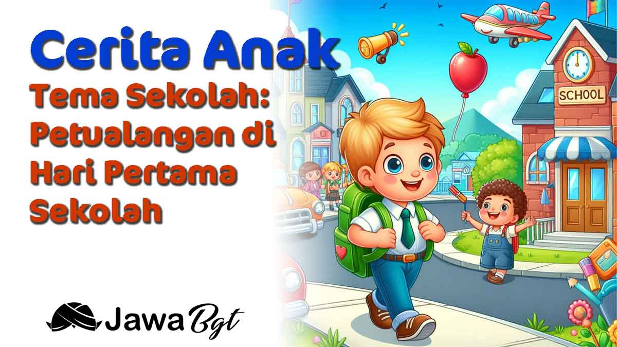 Cerita Anak Tema Sekolah Petualangan di Hari Pertama Sekolah
