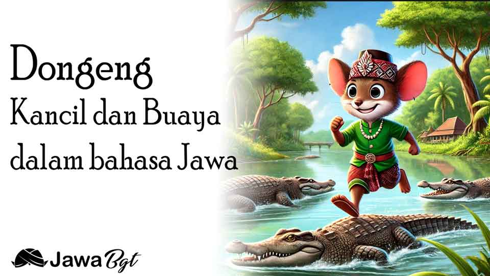 Dongeng kancil dan buaya dalam bahasa jawa singkat